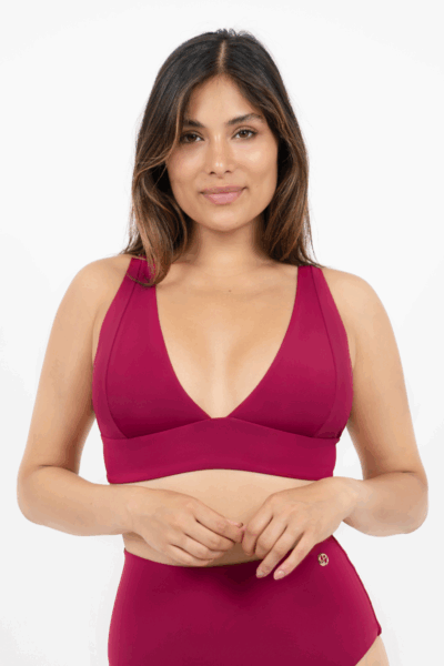 Uluwatu  - Timeless Classic Bikini Top - Red Coral