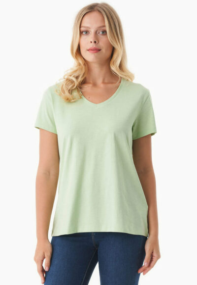 Organication | Basic T-shirt i ekologisk bomull med V-ringning