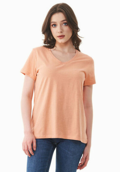 Organication | Basic T-shirt i ekologisk bomull med V-ringning