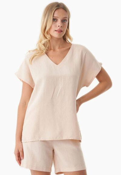 Organication | Blus i TENCEL™ Lyocell och lin