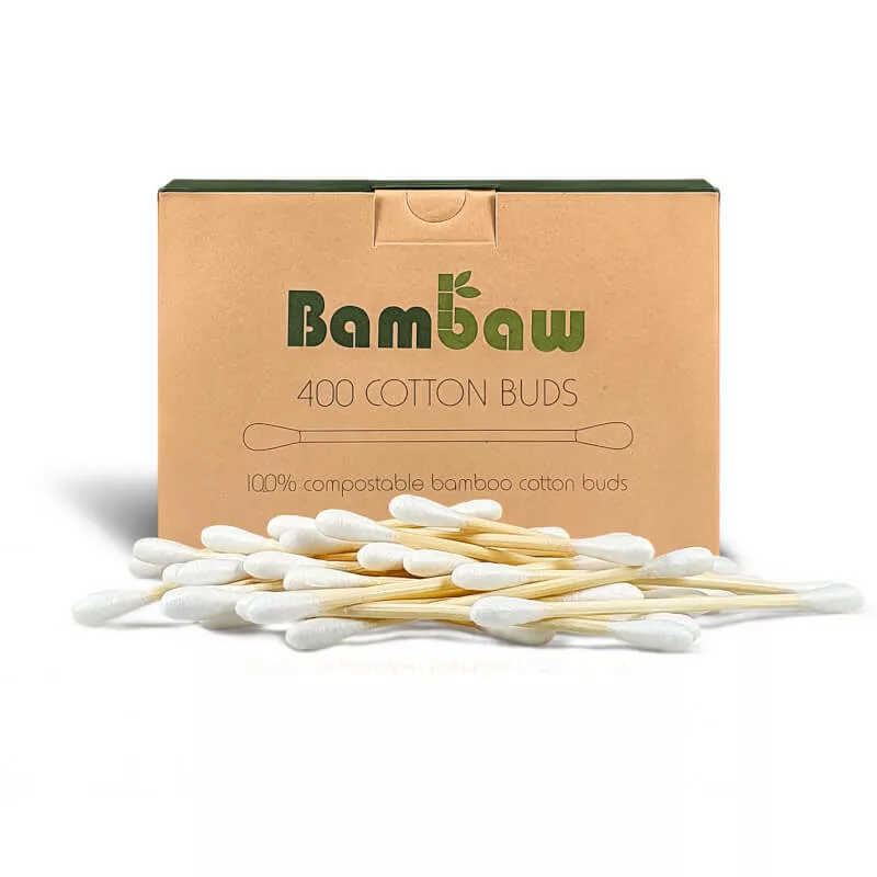 Cotton buds 400 pieces | BAMBAW