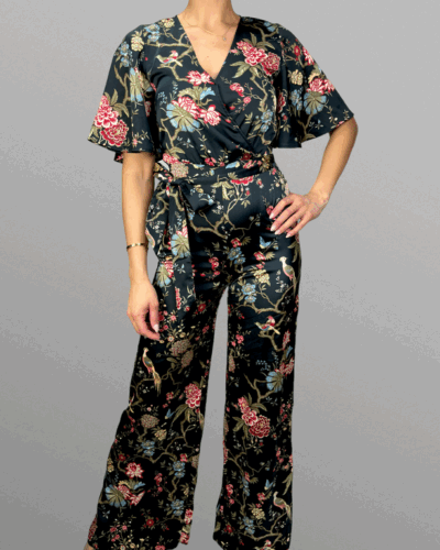 Jumpsuit med blommor