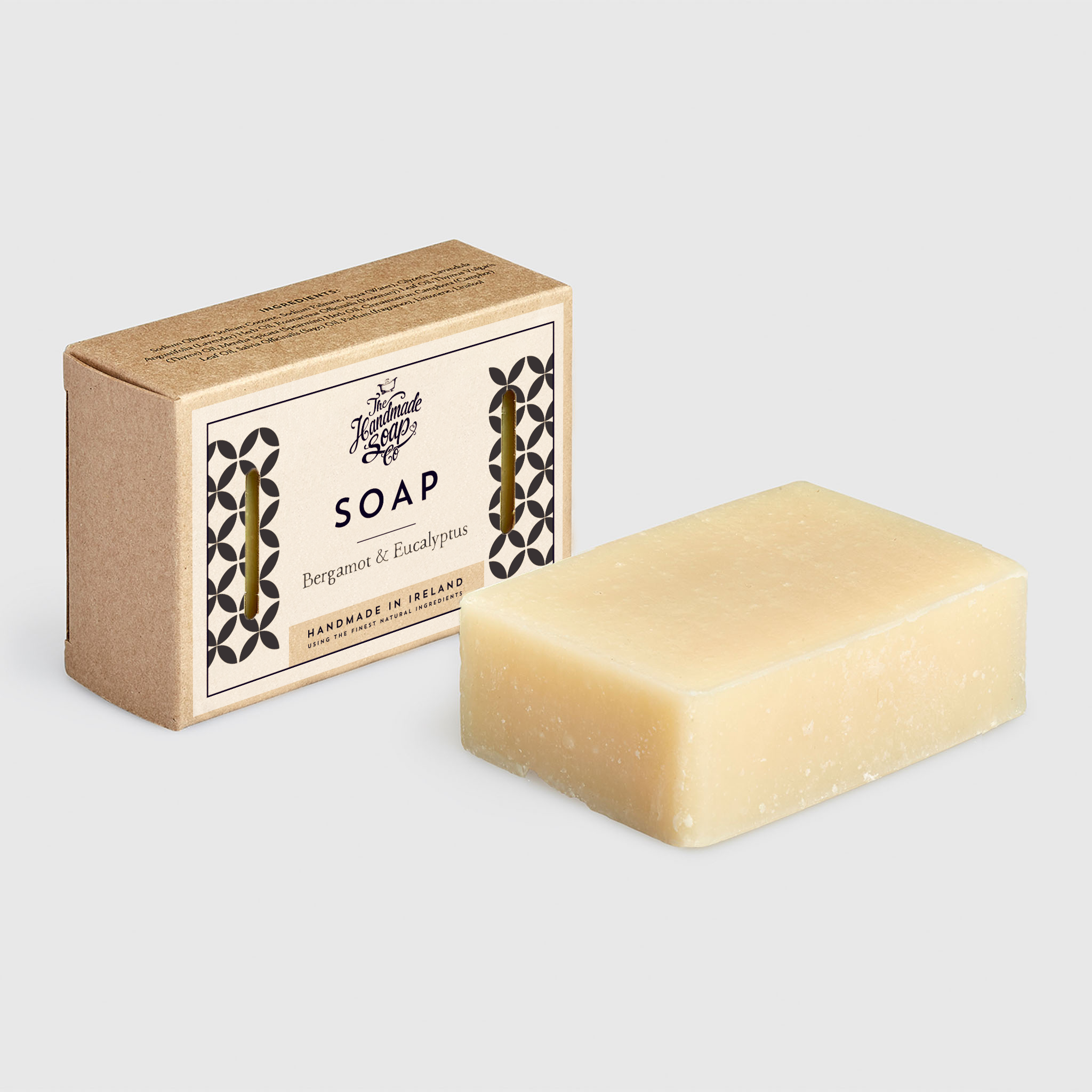Soap Bar Bergamot & Eucalyptus ’Art Deco’