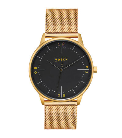 Gold & Black with Black Watch | Aalto Mesh