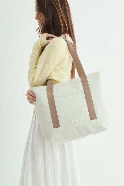 Strata Tote Bag Chalk