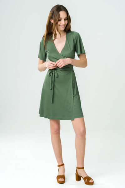 Avani Apparel | Robe Acacia vert bronze