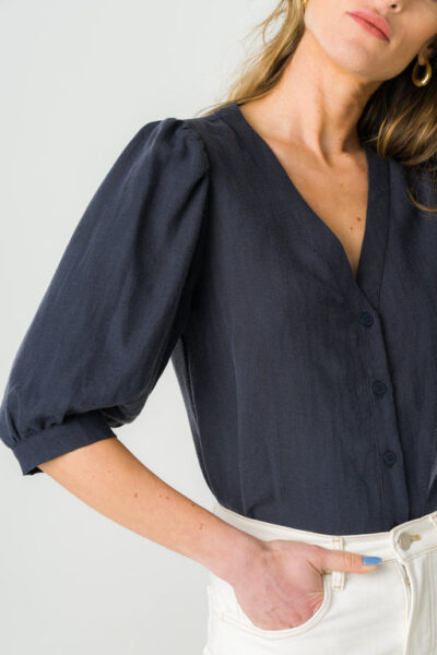 Avani Apparel | Blouse Aster marine