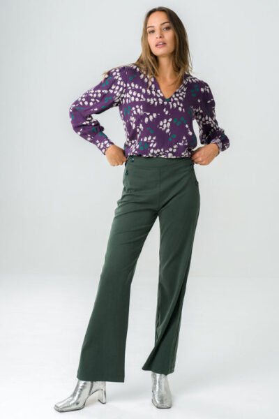 Avani Apparel | Blouse Orchidée violette