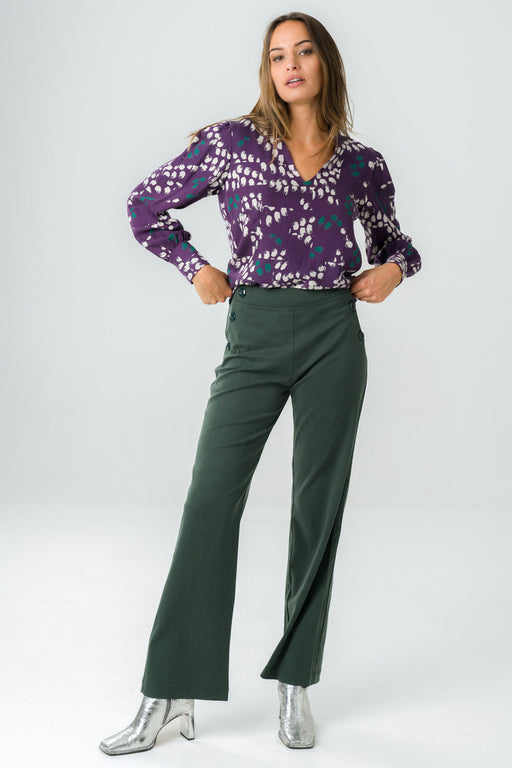 Avani Apparel | Blouse Orchidée violette