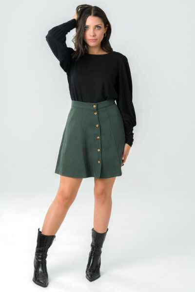 Avani Apparel | Jupe Parrotia verte