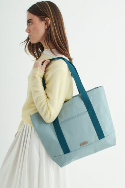 Strata Tote Bag Sky Blue