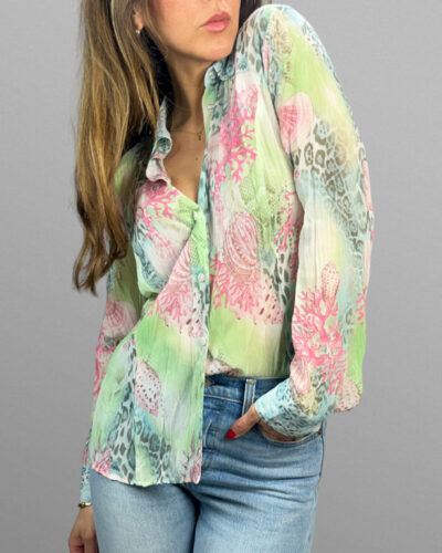 Blus i pasteller