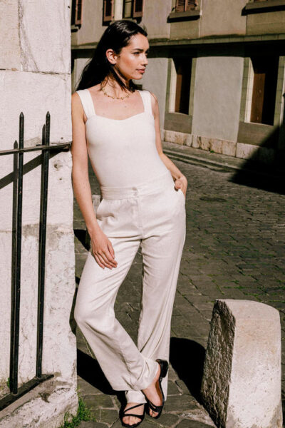 Avani Apparel | Pantalon Laurier beige