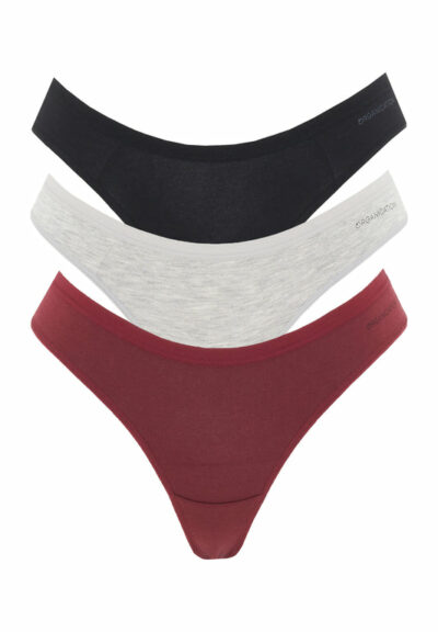 Organication | KAVINN | Trosa, tanga i ekologisk bomull och TENCEL™ Modal i 3-pack