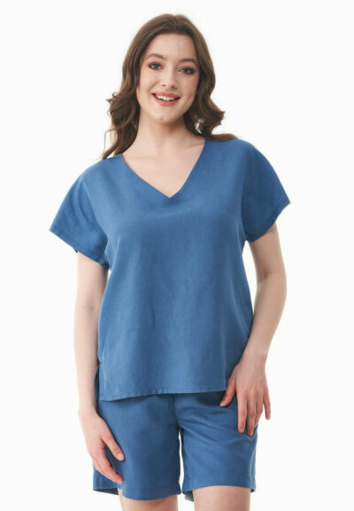 Organication | Blus i TENCEL™ Lyocell och lin