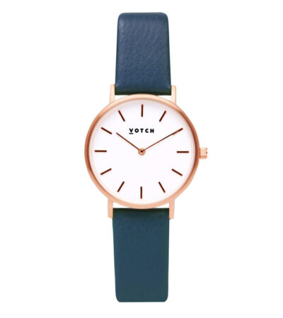 Rose Gold & Navy Watch | Petite