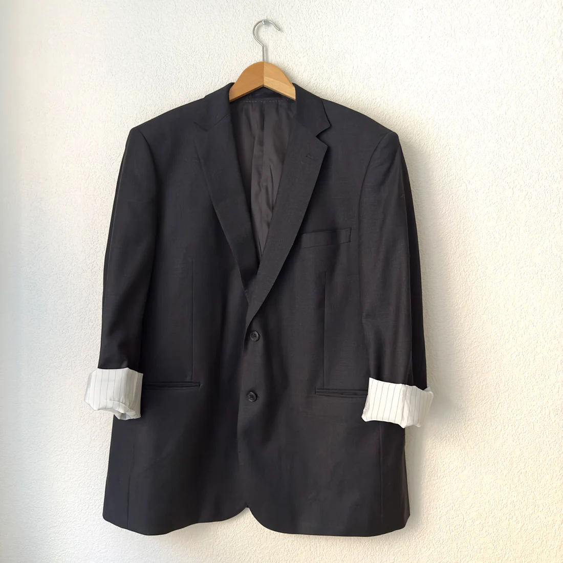 Olivias Garderob | Gray Wool Blazer - Menswear - Size 56 Regular