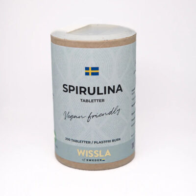 Wissla of Sweden | Spirulina | Plastic free container | Vegan