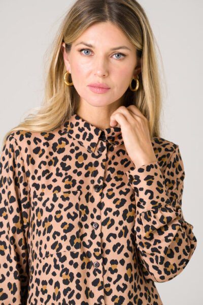 Avani Apparel | Chemise Kauri léopard