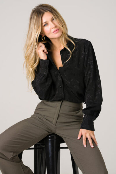 Avani Apparel | Chemise Kauri noire