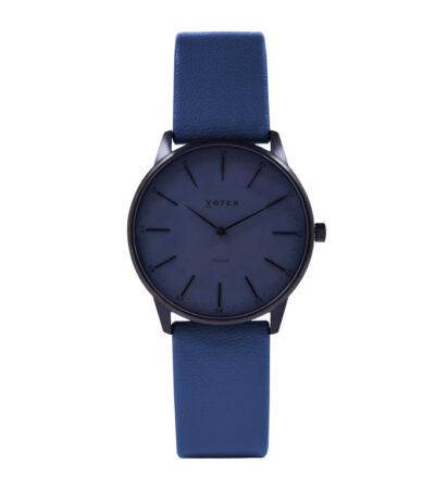 Votch | Black & Gun Metal with Navy Watch | Solar Classic