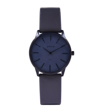 Votch | Black & Gun Metal with Steel Grey Watch | Solar Classic