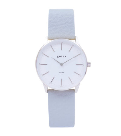 Votch | Silver & Dove Grey Watch | Solar Classic