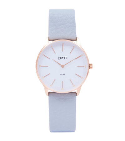Votch | Rose Gold & Dove Grey Watch | Solar Classic