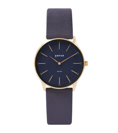 Votch | Gold & Black with Steel Grey Watch | Solar Classic