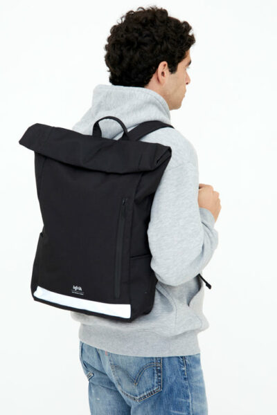 Lefrik | Roll Reflective Backpack Black
