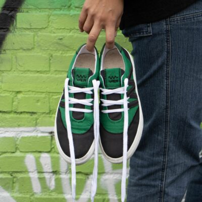 Green/White Phoenix Sustainable Sneaker - Circular, Upcycled & Recycled