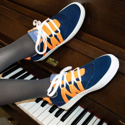 VAER | STARK Blue/Orange Phoenix Sneakers
