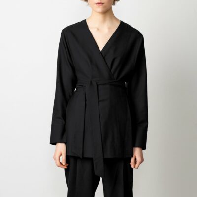 Studio Heijne | Black Wrap Blazer/Top