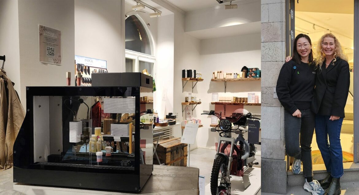Ellure and Green Little Heart Launch World’s First In-Store Lipstick Printing Robot in Stockholm