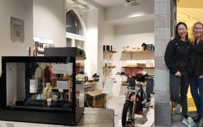 Ellure and Green Little Heart Launch World's First In-Store Lipstick Printing Robot in Stockholm