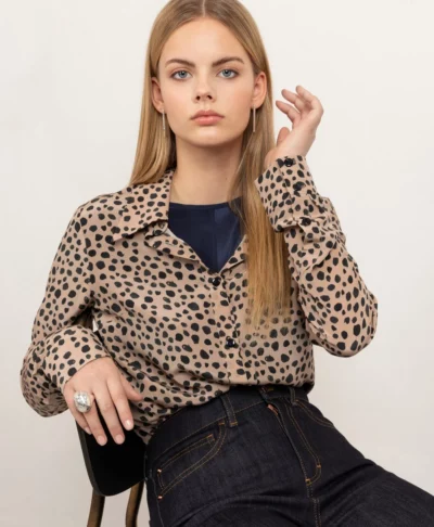 Studio Heijne | Dotty Animal Print Essential Shirt