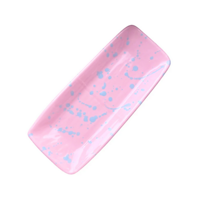 Serving Plate – Oval – Pink