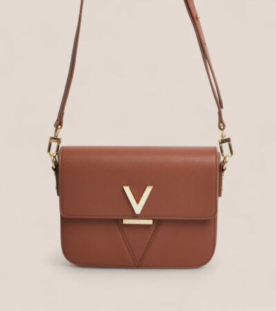 Votch | Margot Vegan Bio-Based Bamboo Leather Crossbody in Brown