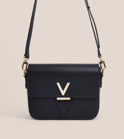 Votch | Margot Vegan Bio-Based Bamboo Leather Crossbody in Black