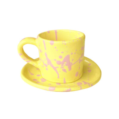 Mug and Plate Set – Yellow