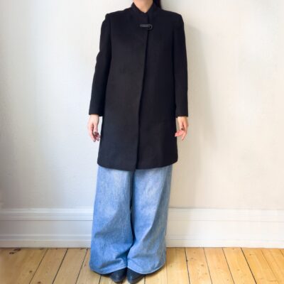Olivias Garderob | Black Wool Coat - size S