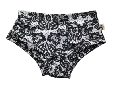 Lace optic ladies briefs
