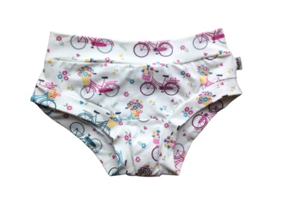 bycicle print womens briefs
