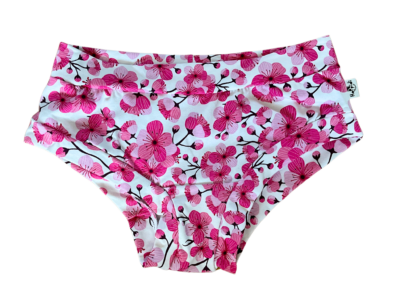 Sakura white womens briefs