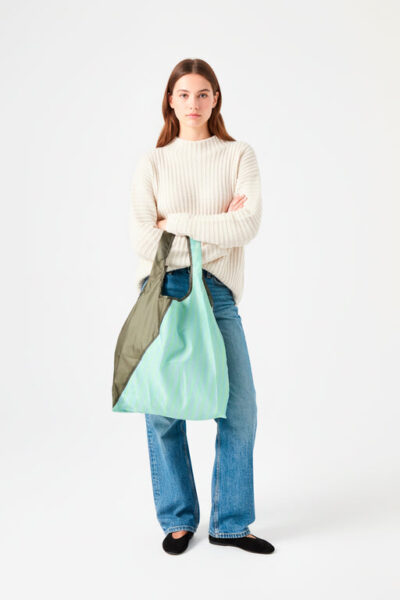Lefrik | Offcut Bag Olive Dream Blue