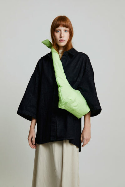 Lefrik | Biwa Puffy Mini Bag Lime