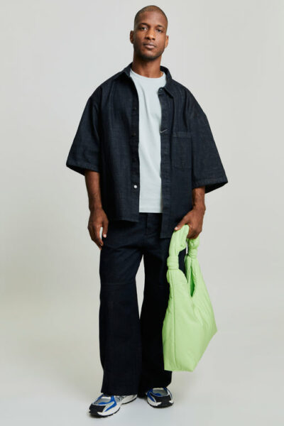 Lefrik | Biwa Puffy Bag Lime