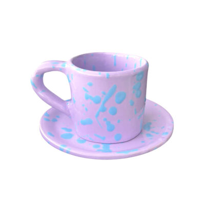 Mug and Plate Set – Purple