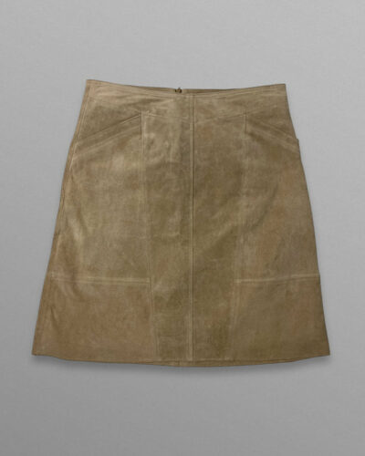 Beige mockakjol
