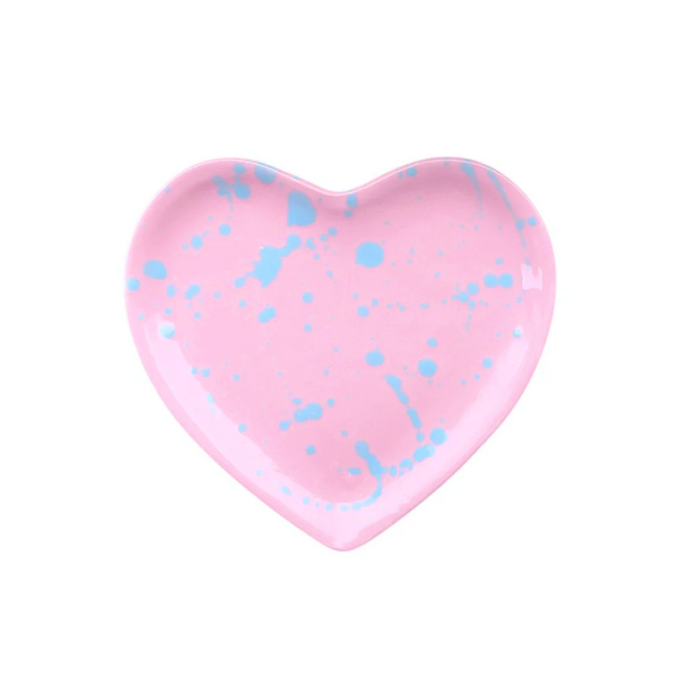 Serving Plate – Heart – Pink